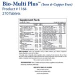 Biotics Research Bio-Multi Plus™ Fe & Cu Free (270T)