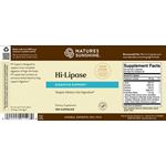 Nature Sunshine Hi-Lipase (120 LU) Label