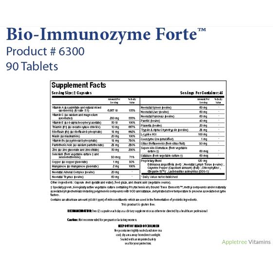 Biotics Research Bio-Immunozyme Forte™ (90C)
