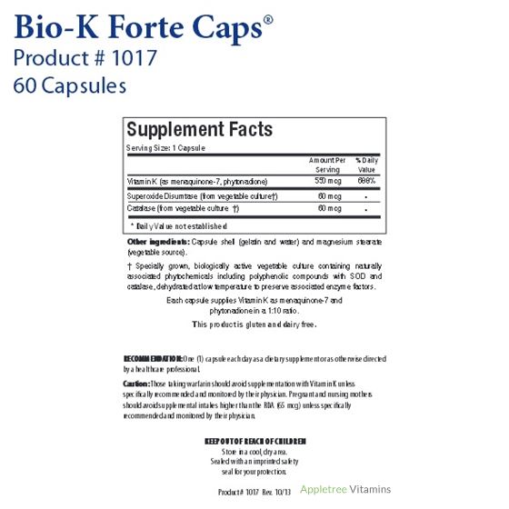Biotics Research Bio-K Forte Caps®