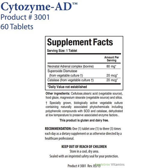 Cytozyme-AD™(Neonatal Adrenal) (60T)-2