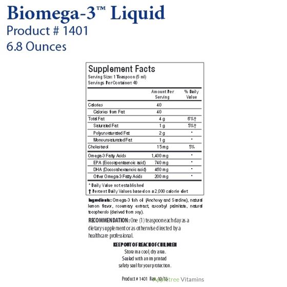 Biotics Research Biomega-3™ Liquid