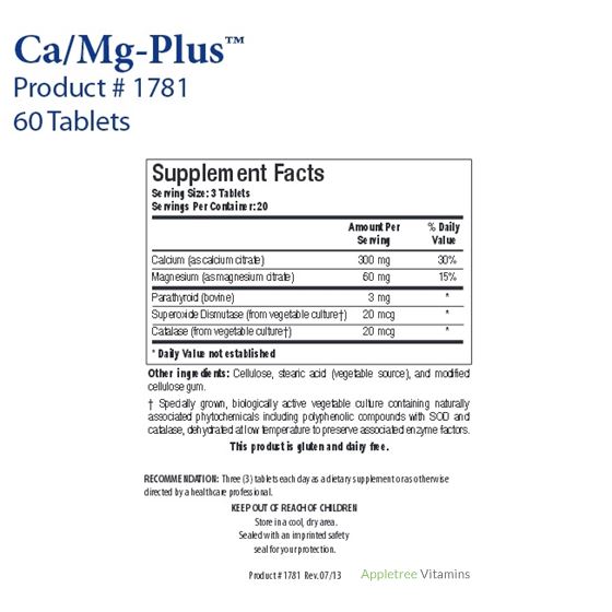 Biotics Research Ca/Mg-Plus™ (with parathyroid)