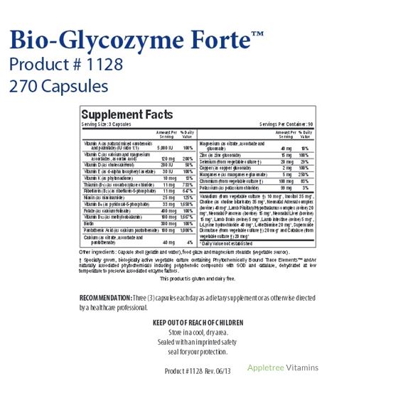 Biotics Research Bio-Glycozyme Forte™ (270C)