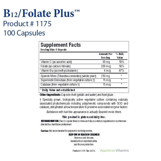 Biotics Research B12/Folate Plus™