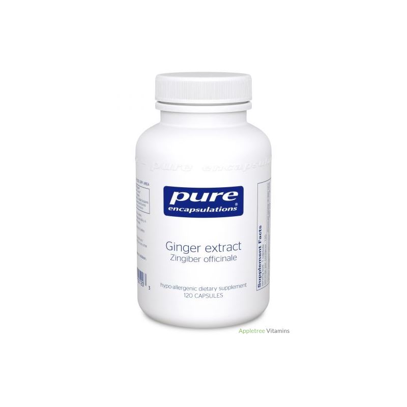 Pure Encapsulation Ginger Extract 120c