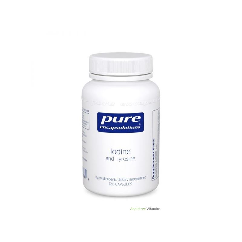 Pure Encapsulation Iodine and Tyrosine 120c