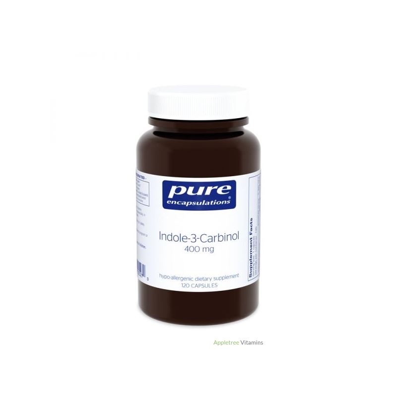 Pure Encapsulation Indole-3-Carbinol 400 mg 120c