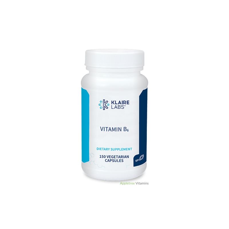 Klaire Labs Vitamin B6 - 150 Vegetarian Capsules