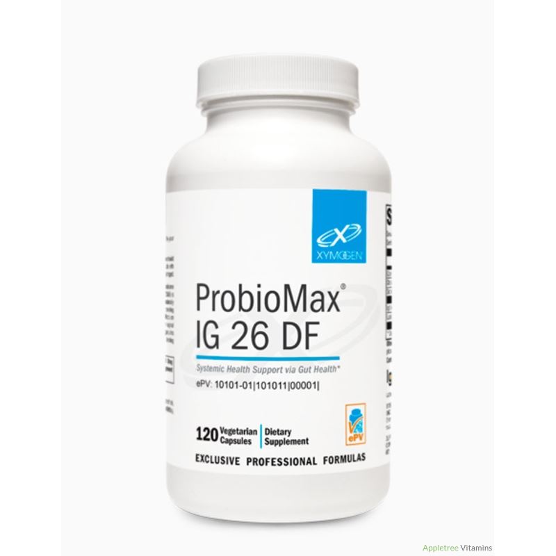 Xymogen ProbioMax ® IG 26 DF 120 Capsules