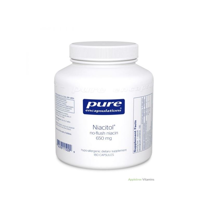 Pure Encapsulation Niacitol® (no-flush niacin) 650