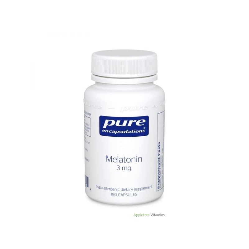 Pure Encapsulation Melatonin 3 Mg 180c