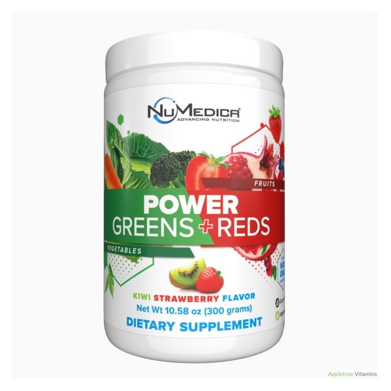 Numedica Power Greens + Reds Kiwi Strawberry - 30