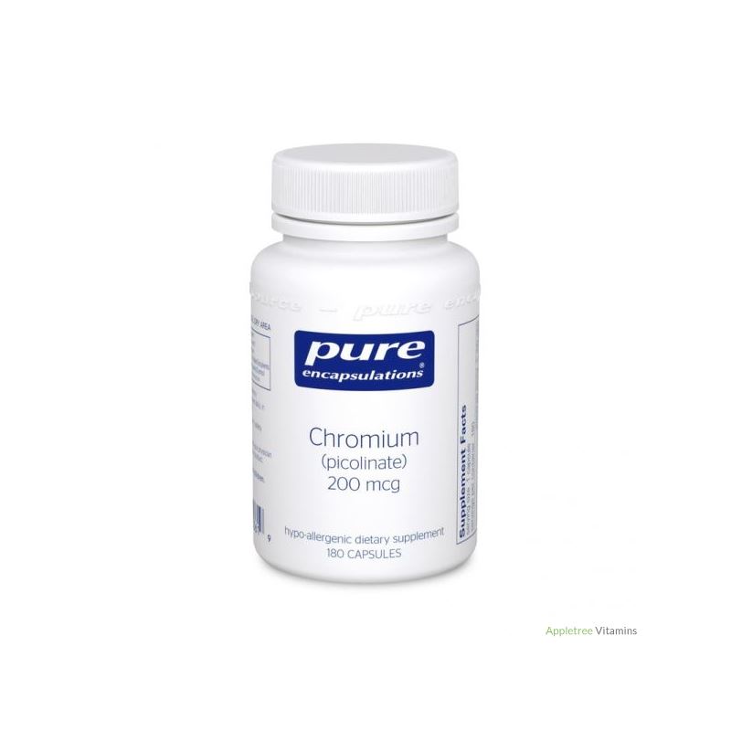 Pure Encapsulation Chromium (picolinate) 200 mcg 1