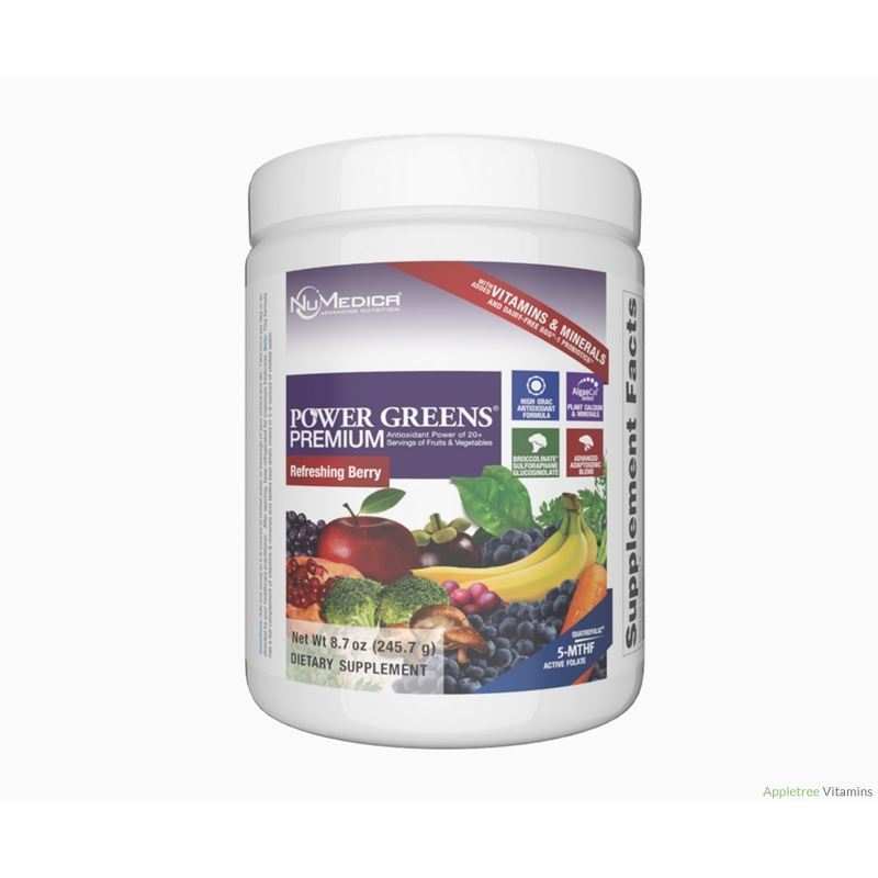 Numedica Power Greens Premium Berry Flavor - 21 Se