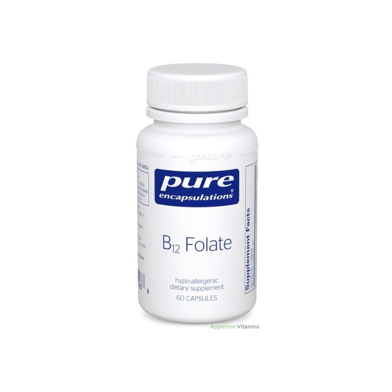 Pure Encapsulation B12 Folate 60c