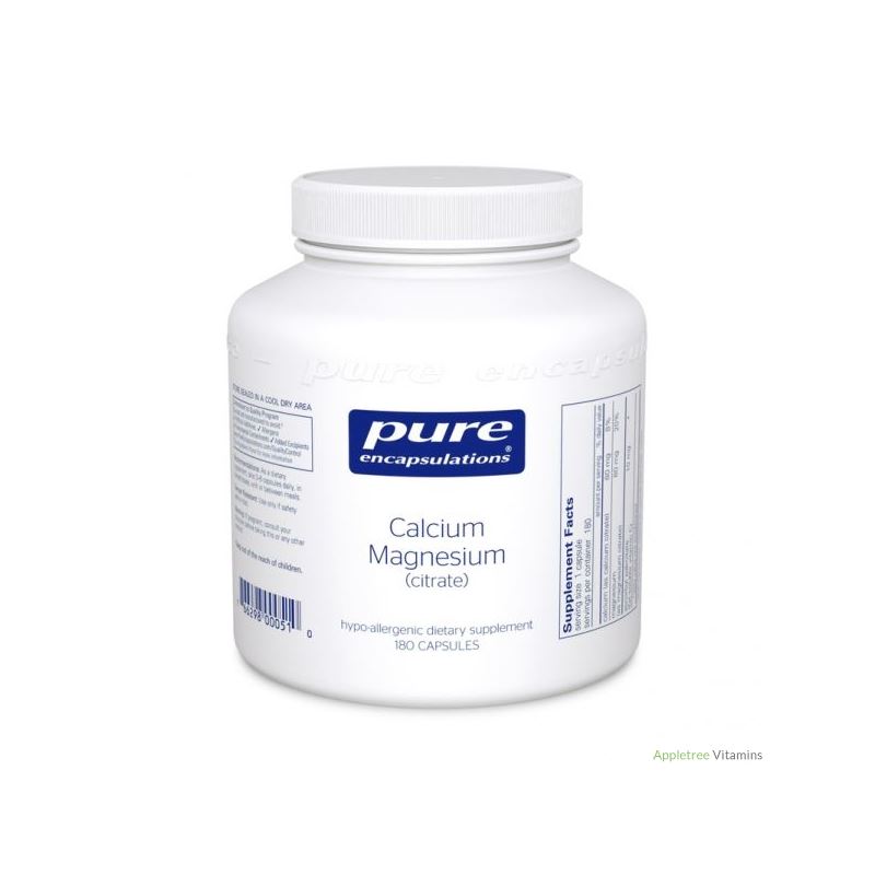 Pure Encapsulation Calcium Magnesium (citrate) 180