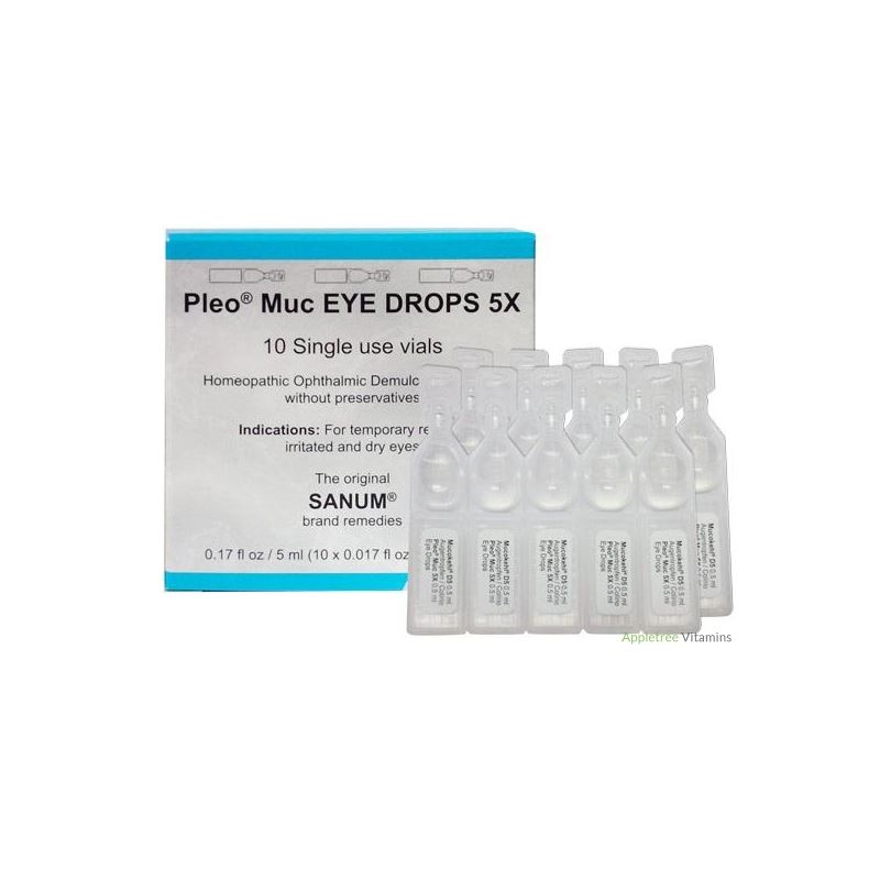 Pleo MUC (Mucokehl) Eye Drops 5X (10 single vials)