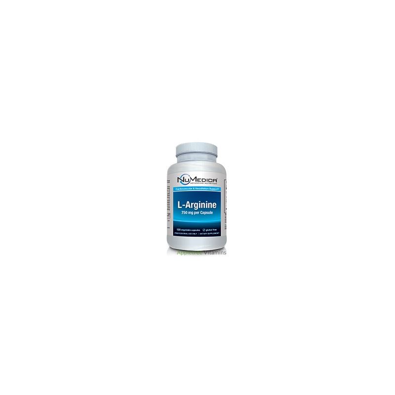 L-Arginine 750 mg - 120 Vegetable Capsules