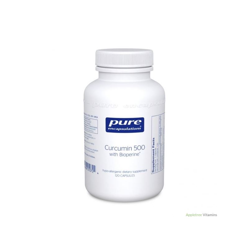 Pure Encapsulation Curcumin 500 with Bioperine® 12