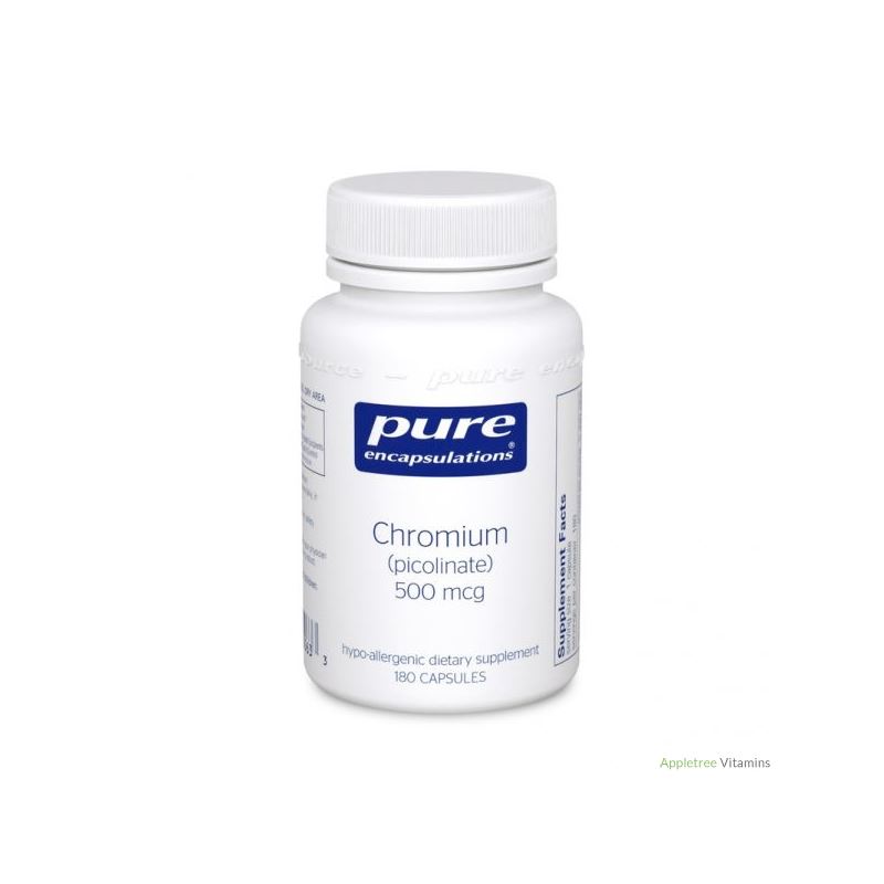 Pure Encapsulation Chromium (picolinate) 500 mcg 1