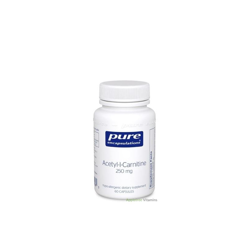 Pure Encapsulation Acetyl-l-Carnitine 250 mg 60c