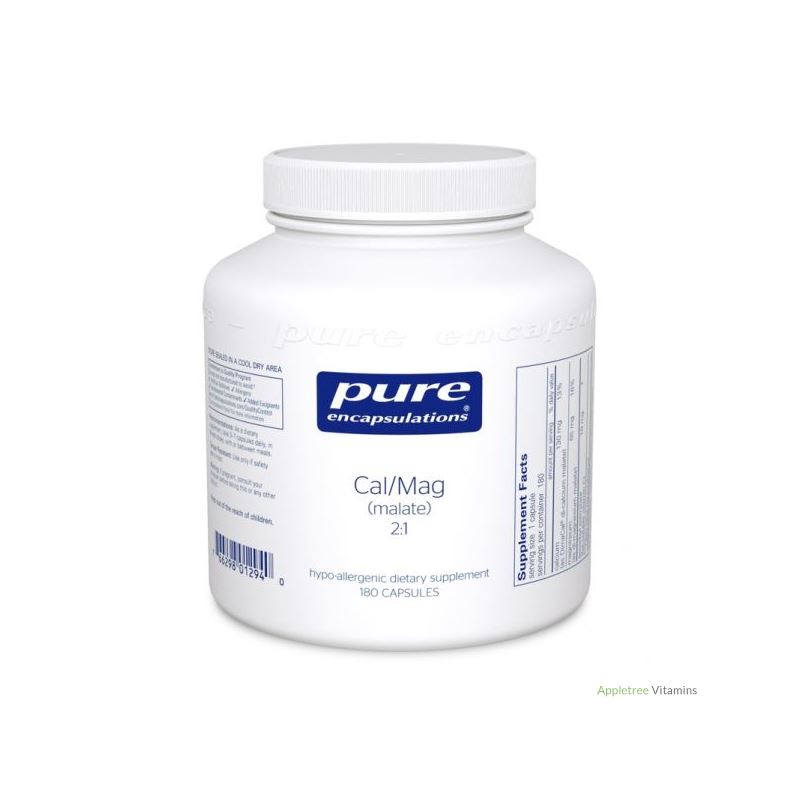 Pure Encapsulation Calcium Magnesium (malate) 2:1