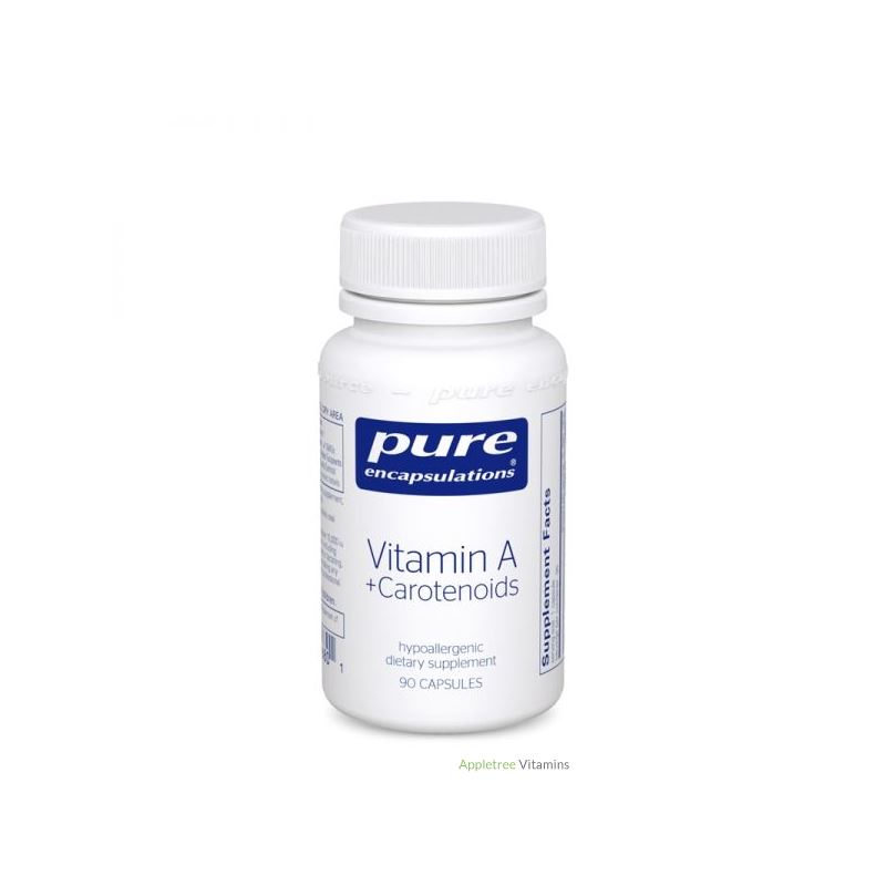 Pure Encapsulation Vitamin A + Carotenoids 90c