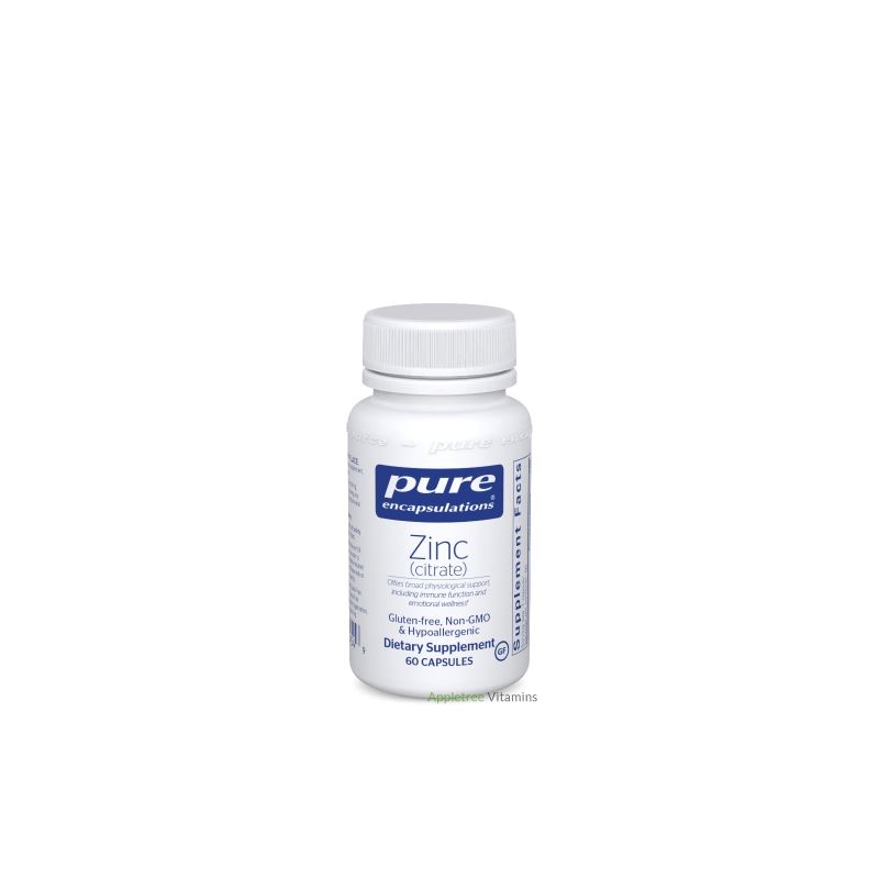 Pure Encapsulation Zinc (Citrate) 180c