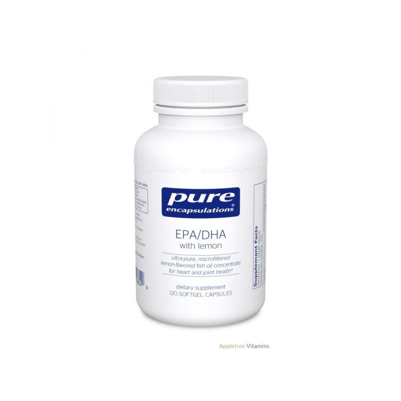 Pure Encapsulation EPA/DHA with lemon 120c