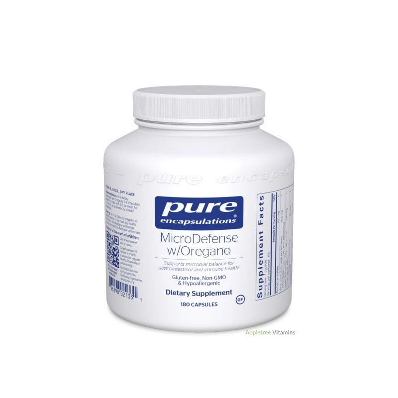 Pure Encapsulation MicroDefense w/ Oregano 180c