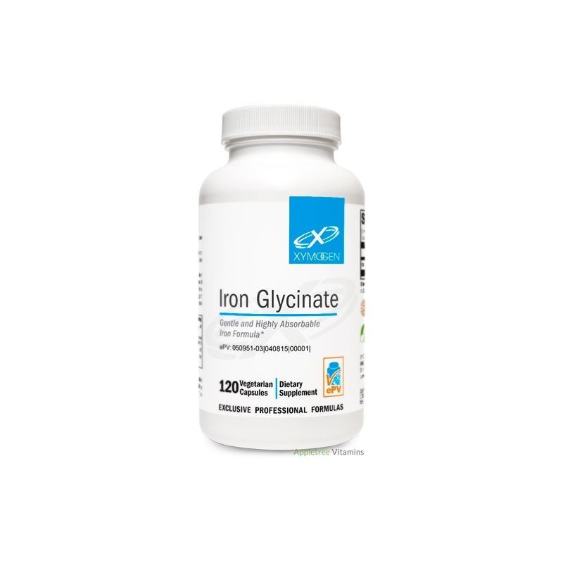 Xymogen Iron Glycinate 120 Capsules