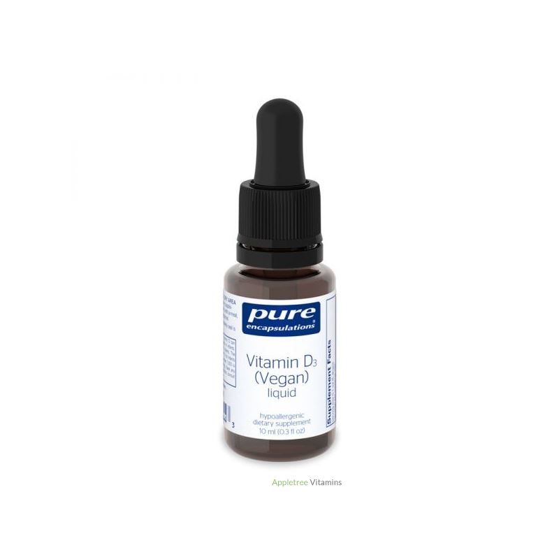 Pure Encapsulation Vitamin D3 (Vegan) liquid 10 ml