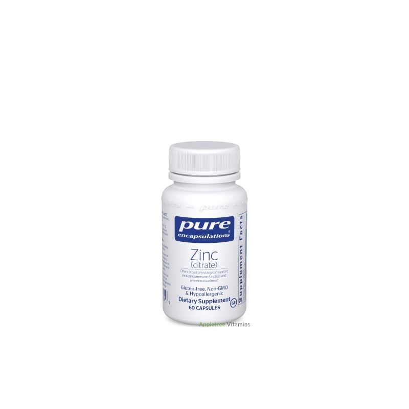 Pure Encapsulation Zinc (citrate) 60c