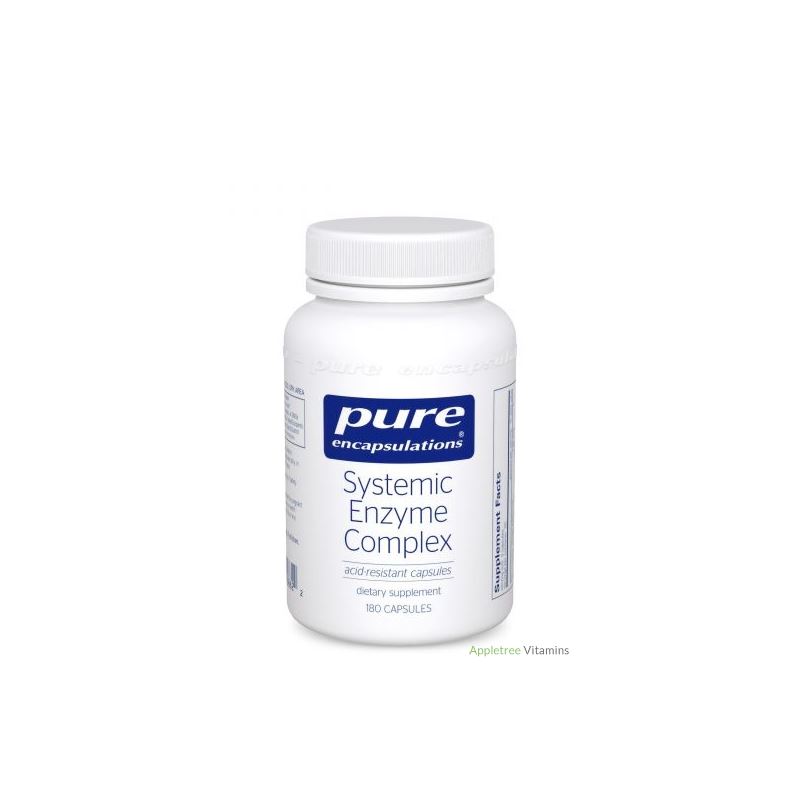 Pure Encapsulation Systemic Enzyme Complex 180c