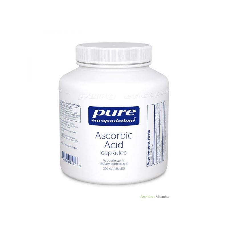 Pure Encapsulation Ascorbic Acid Capsules 90c